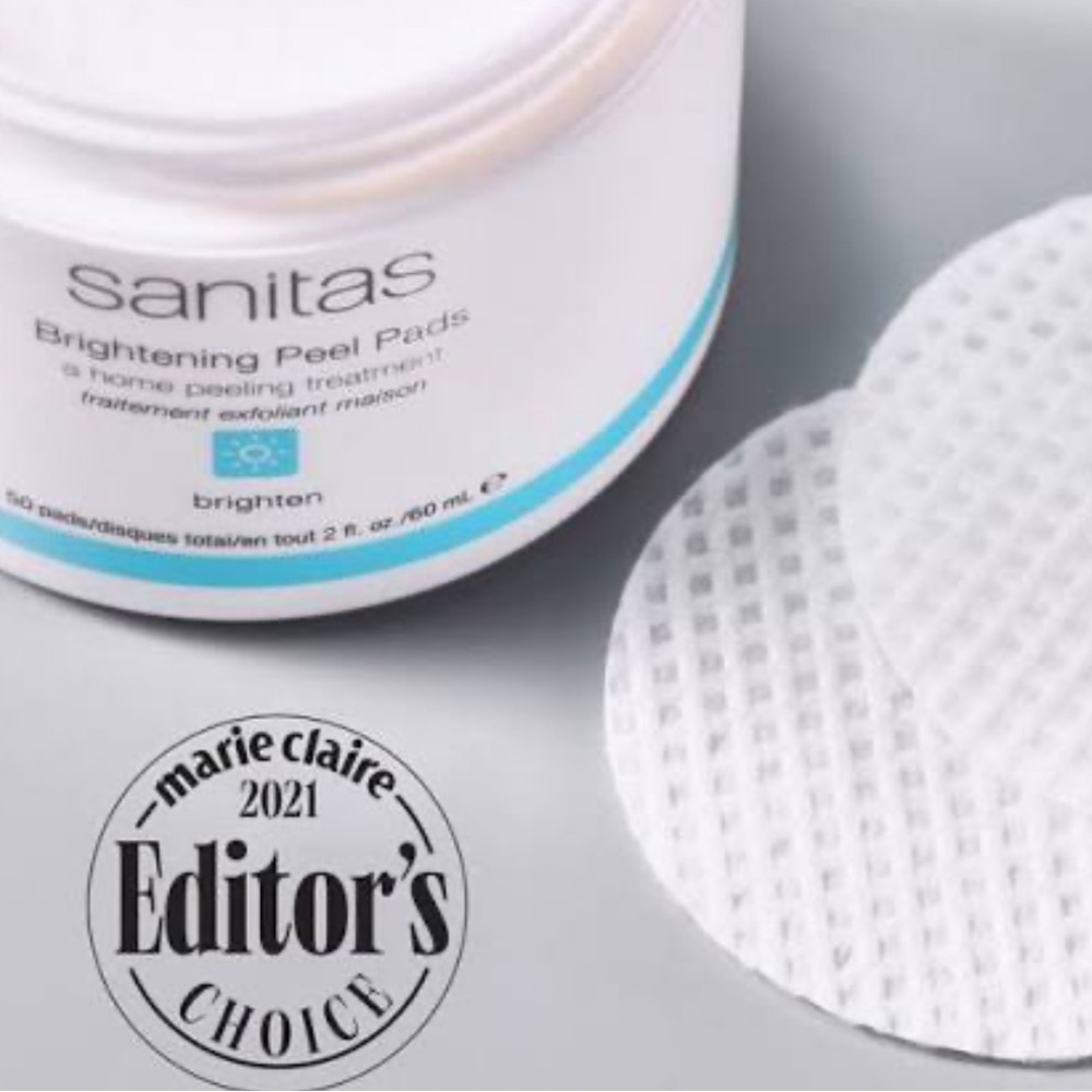 NEW Sanitas Brightening Peel Pads